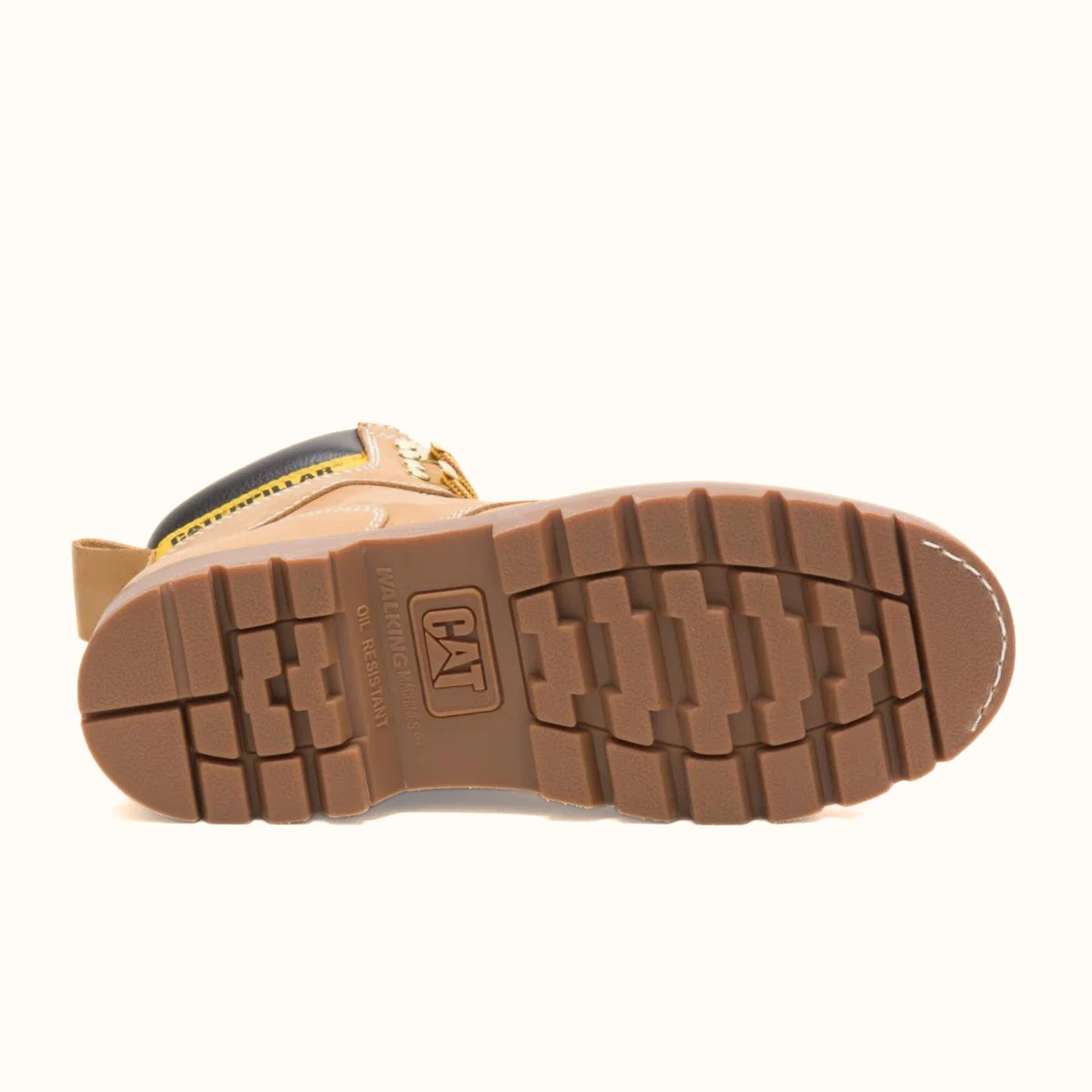 CAT Second Shift Work Boot outsole tread view