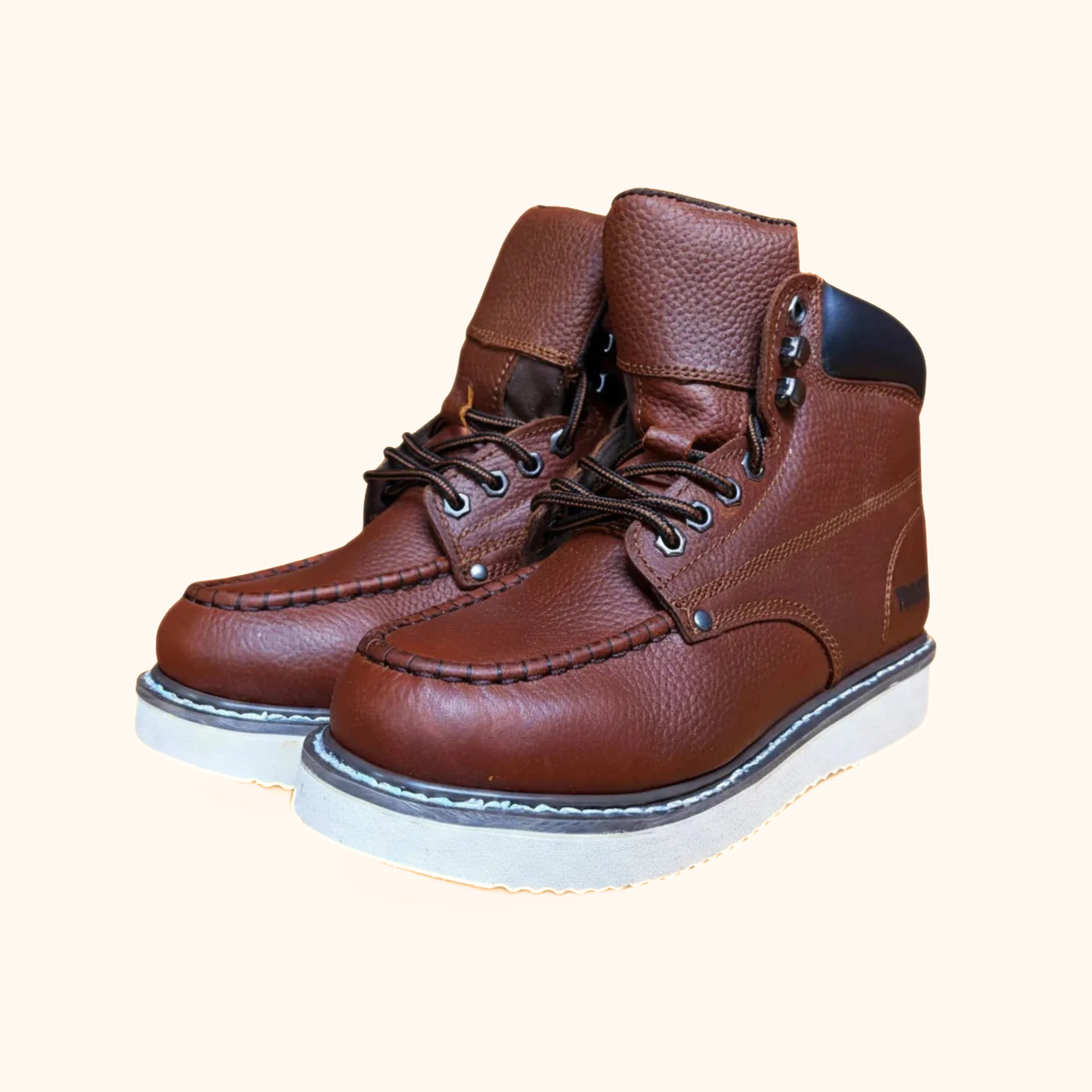 Tractor 622R wedge sole work boot angled front view