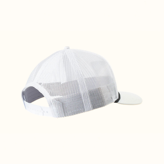 Ranch Craft Cowboy Prayer Trucker Cap White side view