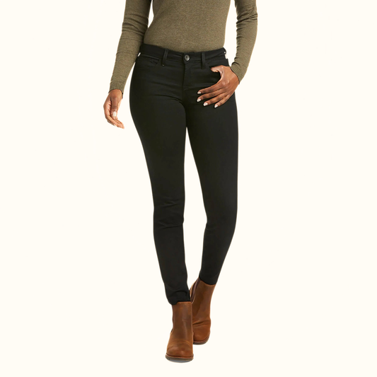 Ariat Women’s Forever Skinny Jean Black front view