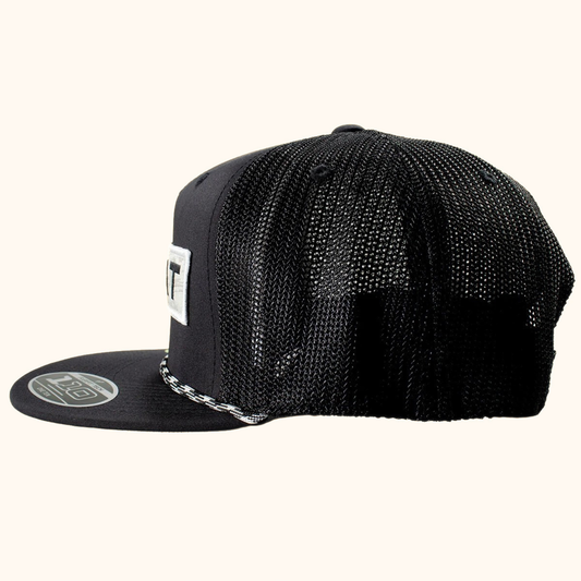 Ariat FlexFit 110 Desert Patch Snapback Cap Black side view