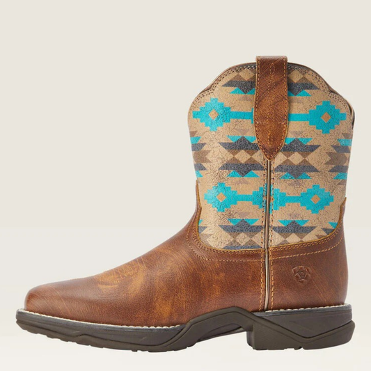 Ariat Anthem Shortie Savanna Western Boot side profile