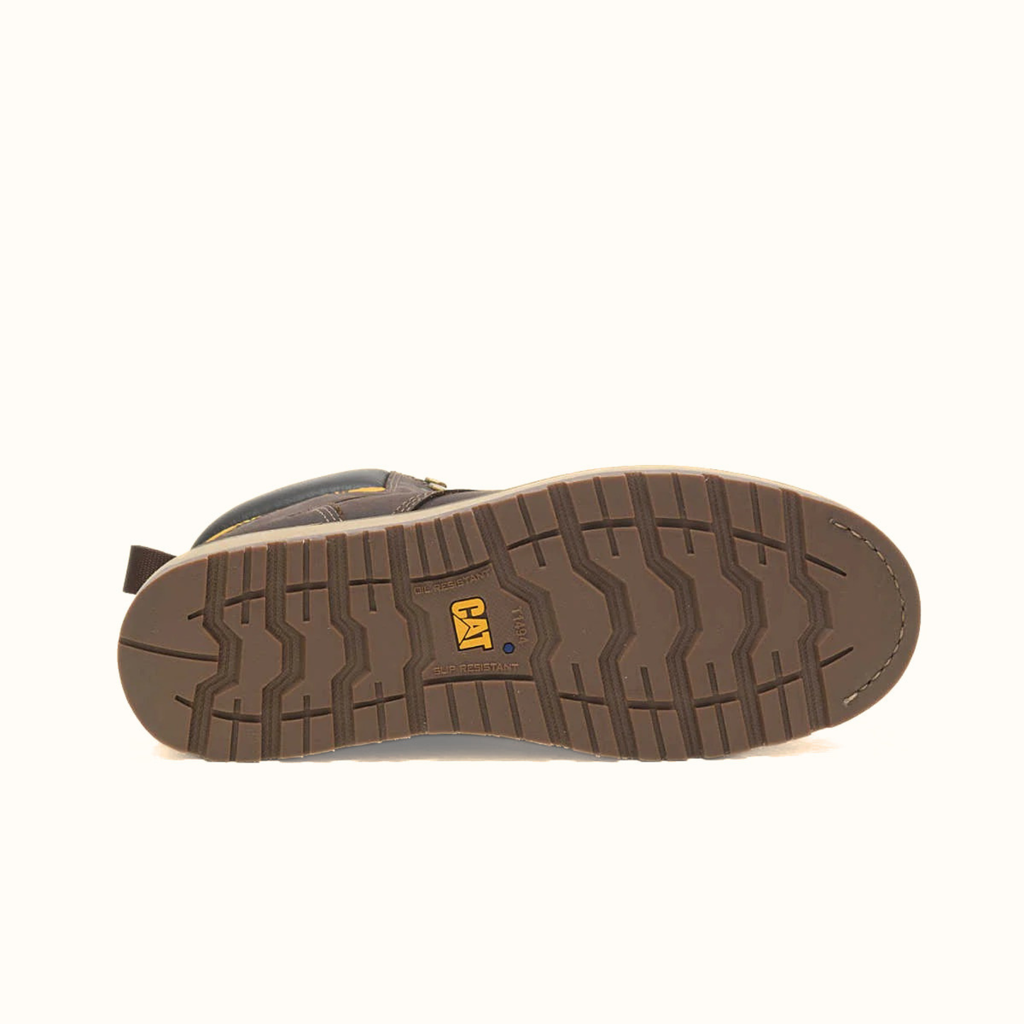 CAT Calibrate Steel Toe Waterproof Work Boot outsole view