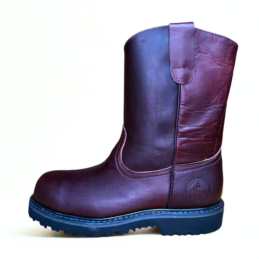 Cerro 640 Vino steel toe work boot side profile