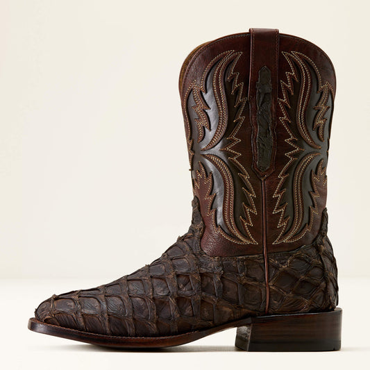 Ariat Ashwood Wide Square Toe Cowboy Boot side profile