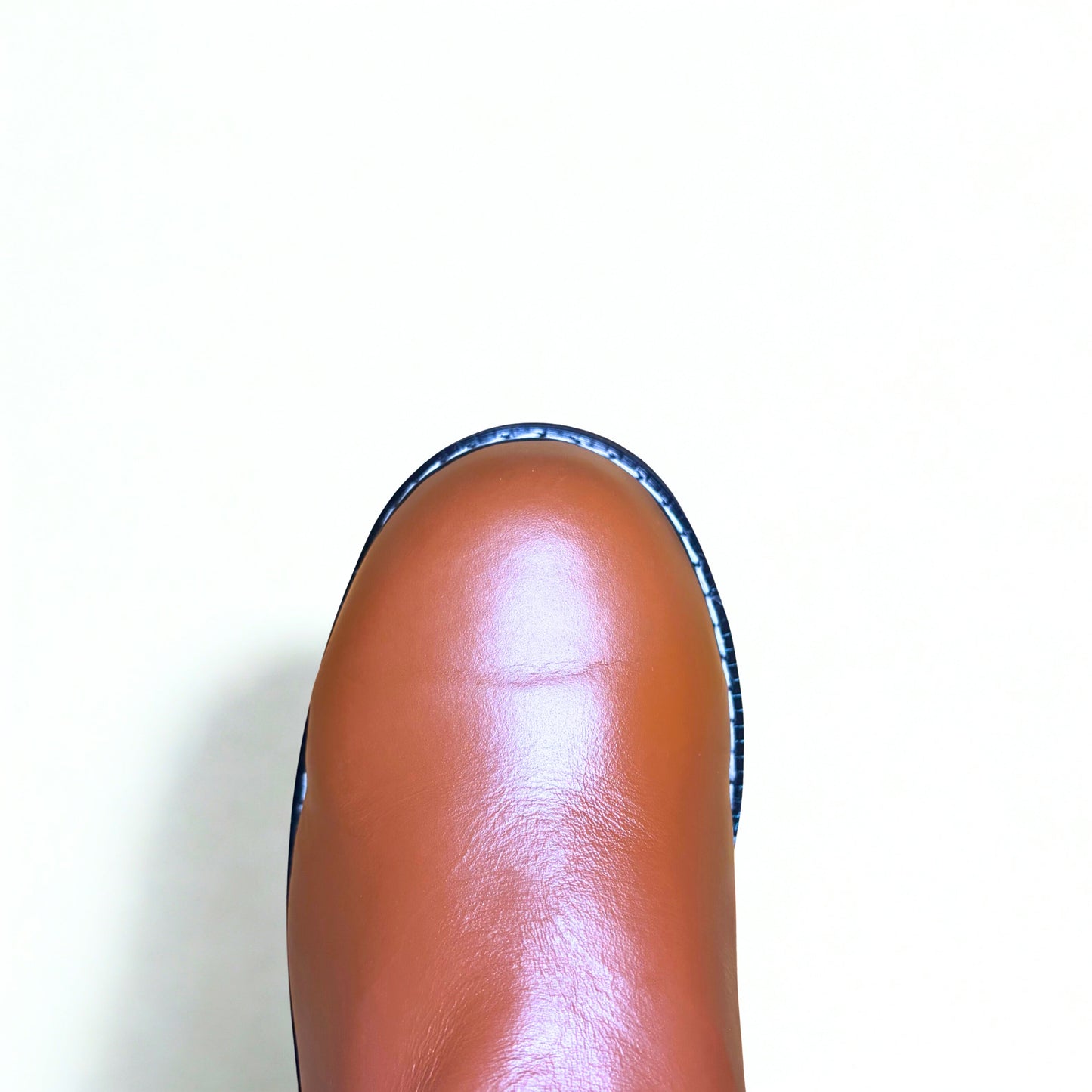 Cerro 835 brown leather work boot steel toe front detail