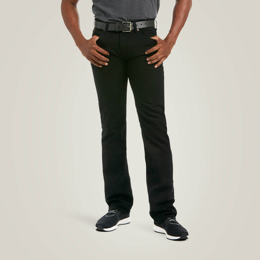 Ariat M7 Slim Legacy Straight Leg black men’s jeans front view