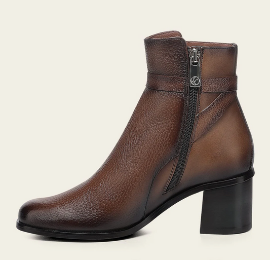 Cuadra Women’s Genuine Deer Leather Dress Boot side profile