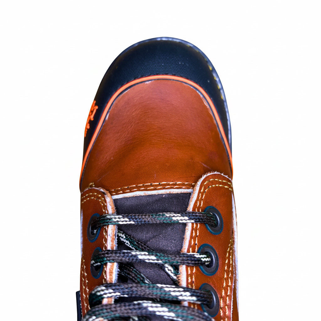 Cerro 620 Napa Nuez CA Puntera Acero Work Boot toe view