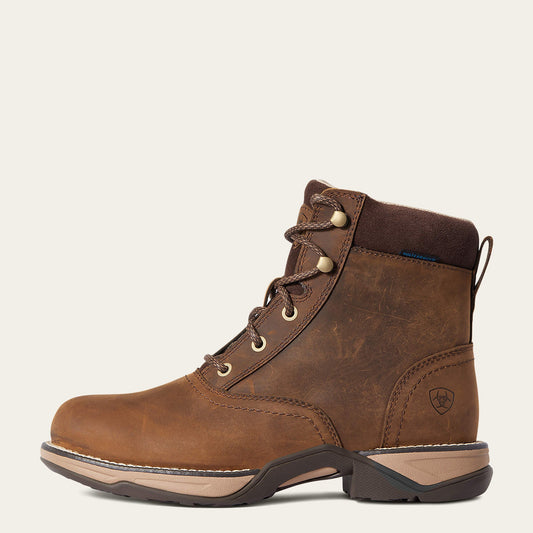 Bota impermeable con cordones y punta redonda Anthem