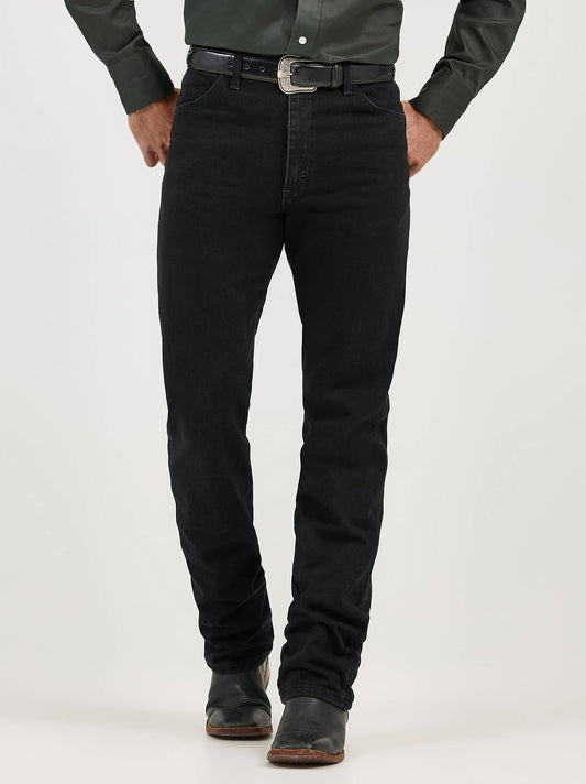 Wrangler Cowboy Cut Original Fit black jeans front view