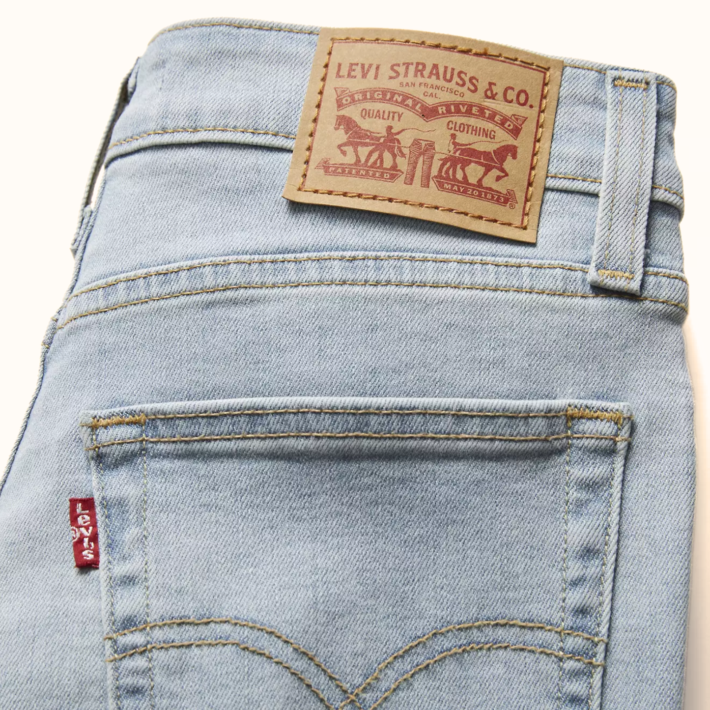 Levi’s 721 High Rise Skinny Fit Women’s Jeans back waistband detail