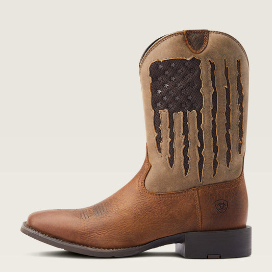 Ariat Sport My Country VentTEK Western Boot side profile view