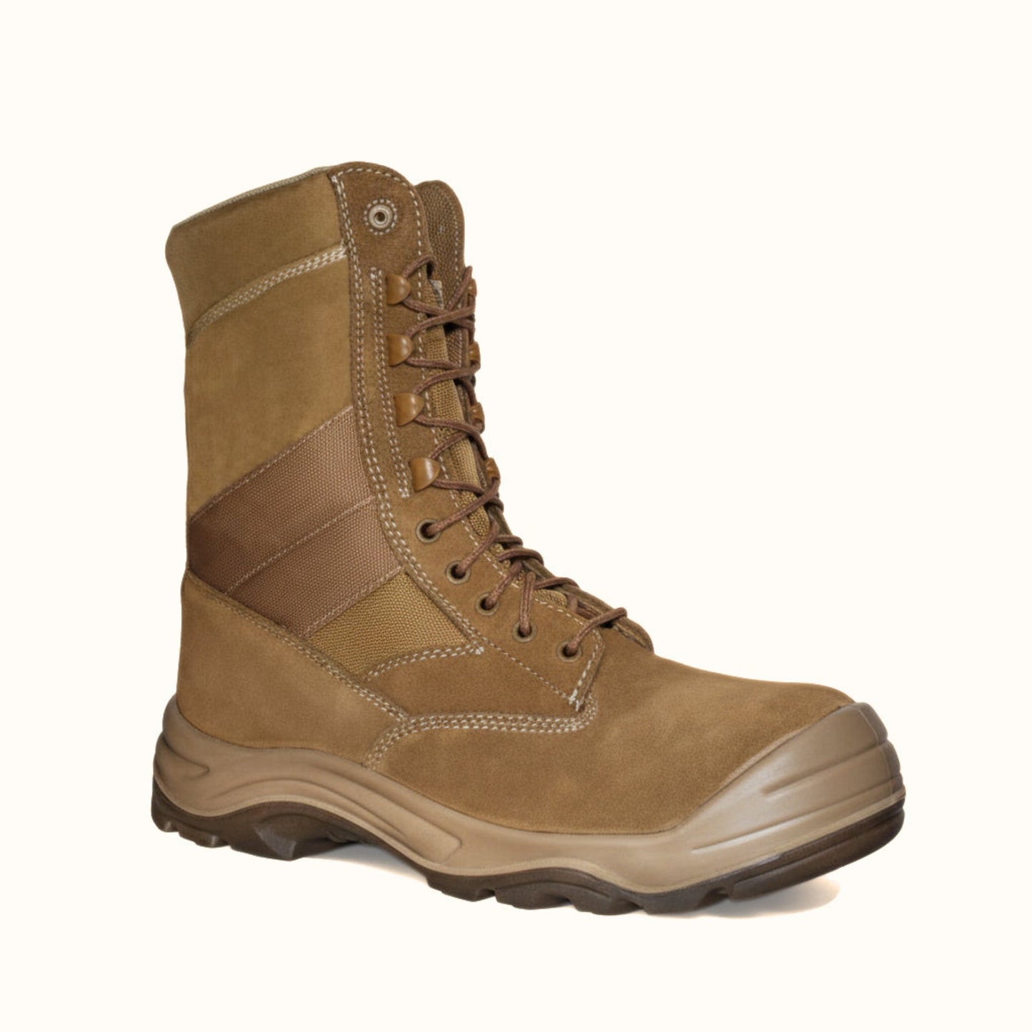 Work Zone Brown Coyote 875 waterproof work boot
