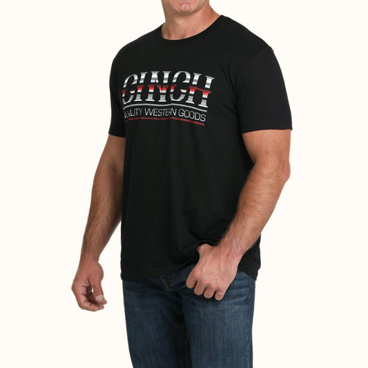Cinch Men’s Short Sleeve Graphic Tee angled view