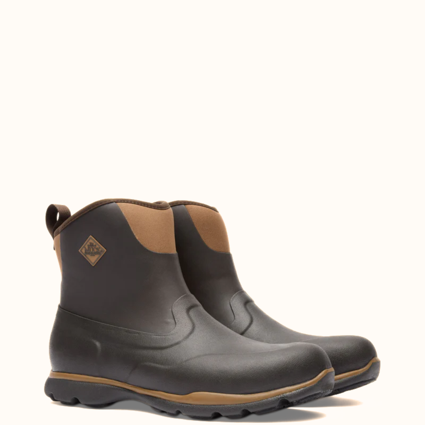 Muck Men’s Excursion Pro Mid Boot angled front pair view