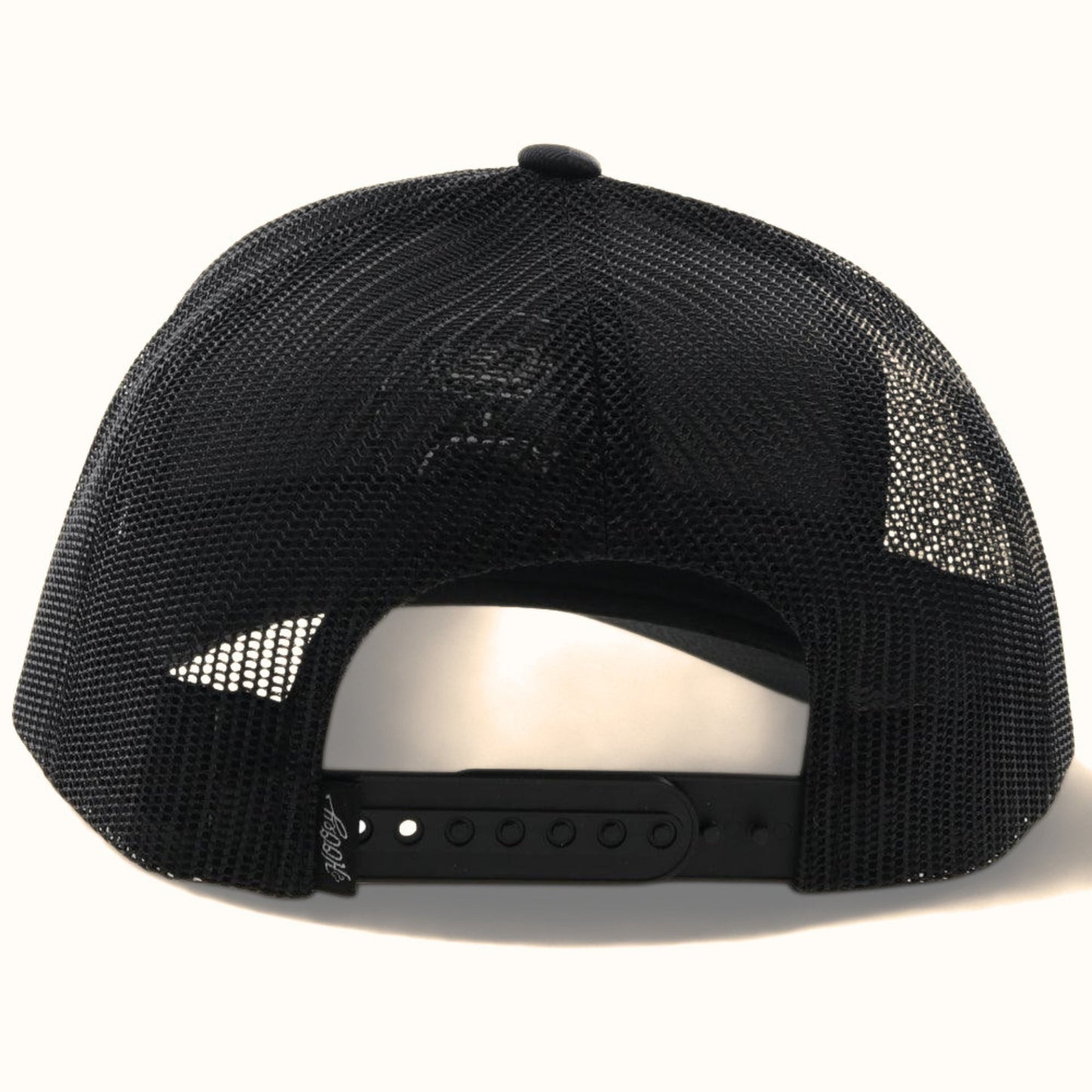 Hooey O Classic Black Camo Hat back view