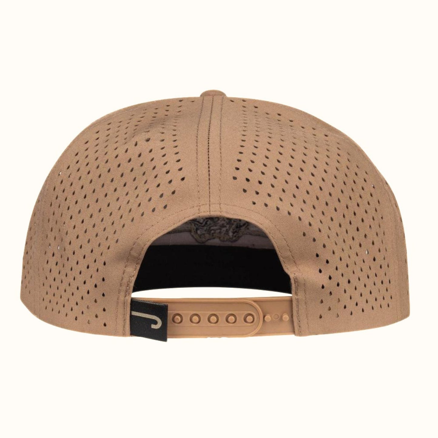 Lazy J Ranch Tan Diamond Banner Rope Trucker Hat back view