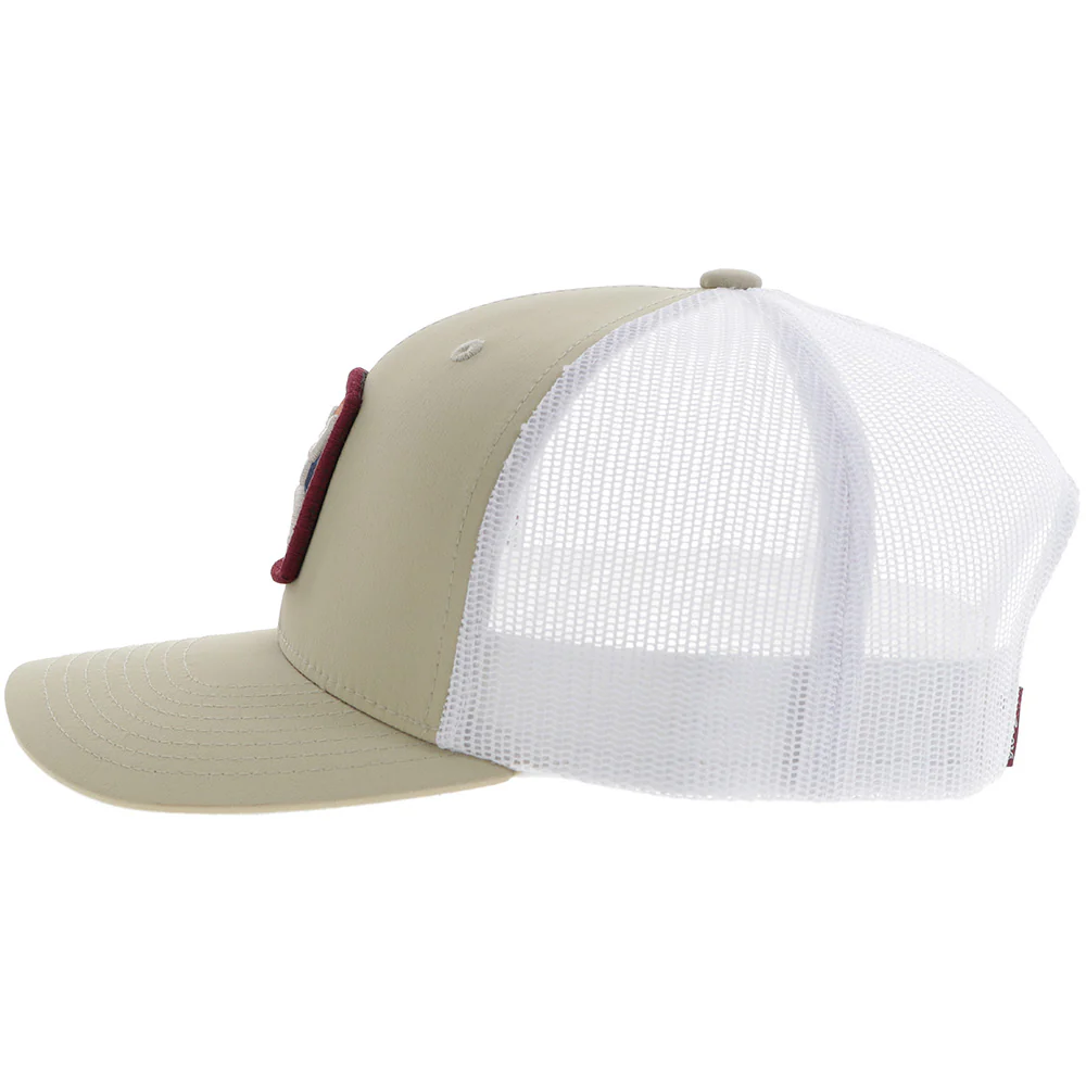 Zenith Hat Tan/White W/ Serape Patch