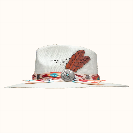 Charlie 1 Horse Navajo Fashion Hat side view