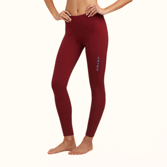AriatTEK Tek Tight Women’s Leggings in red front view