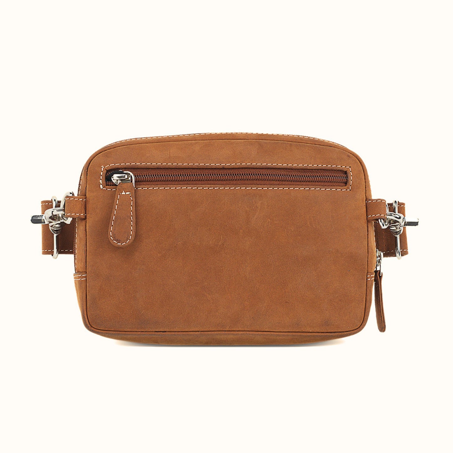 Back view of Ariat Gwen Brown Style Belt Bag in brown leather