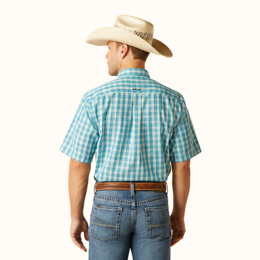 Ariat Wrinkle Free Kyle Classic Fit Shirt back view