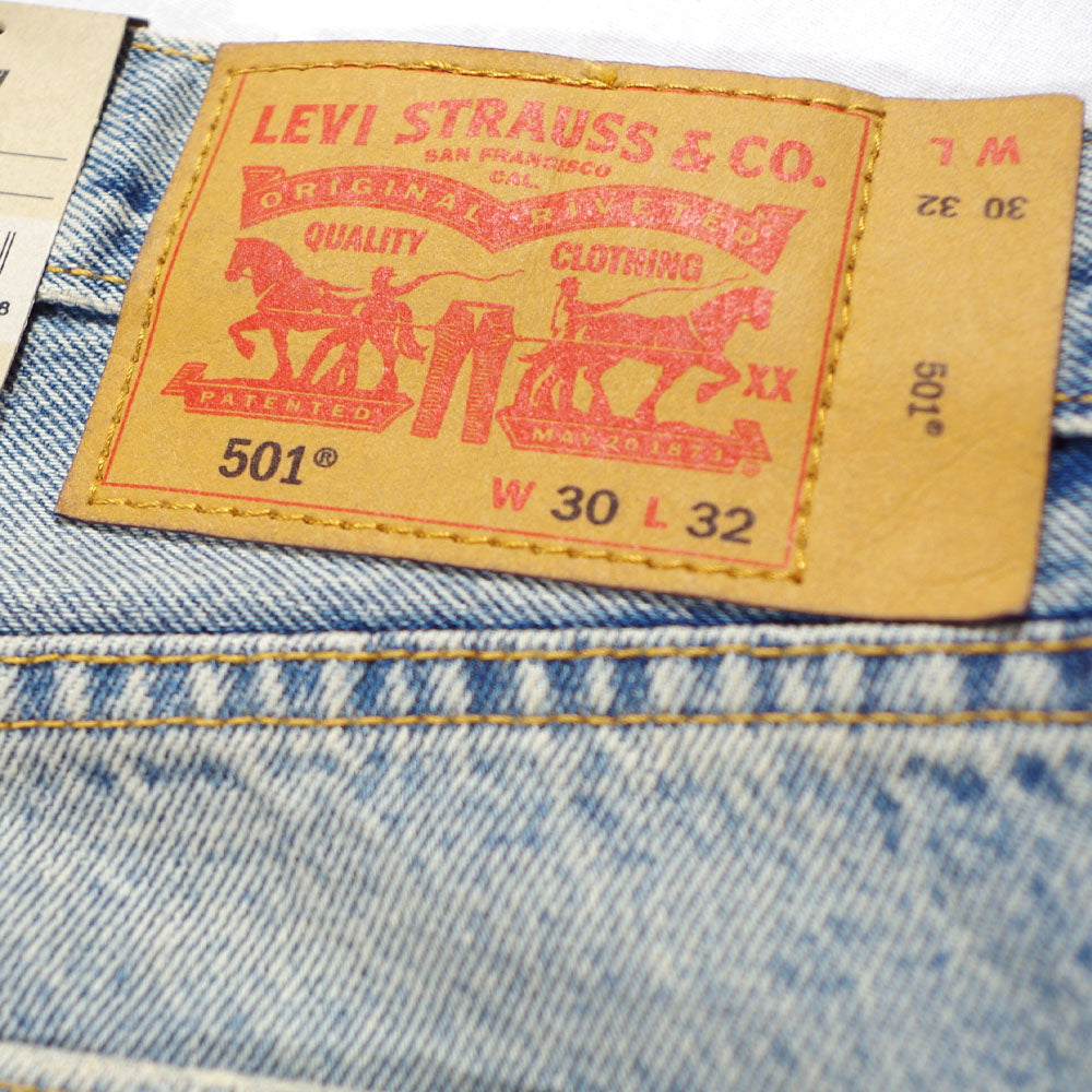 501 Original de patchwork desgastado