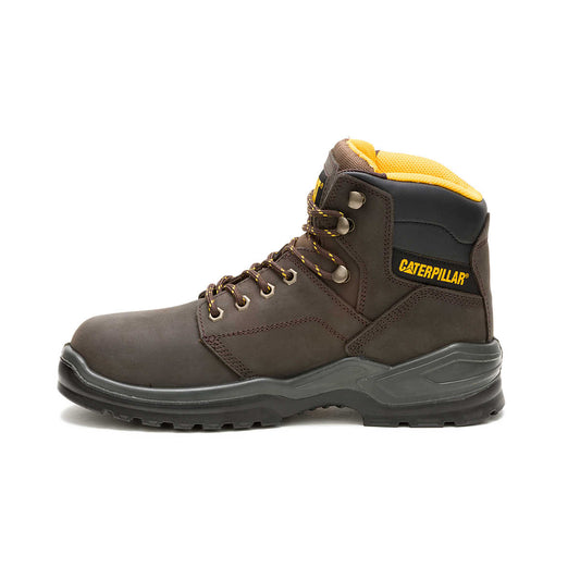 Side profile view of CAT Striver Work Boot