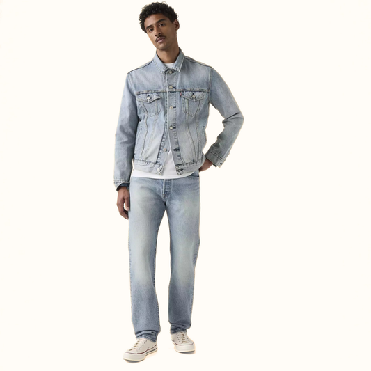 Levi’s 501 Original Fit lightweight men’s jeans full-length front view