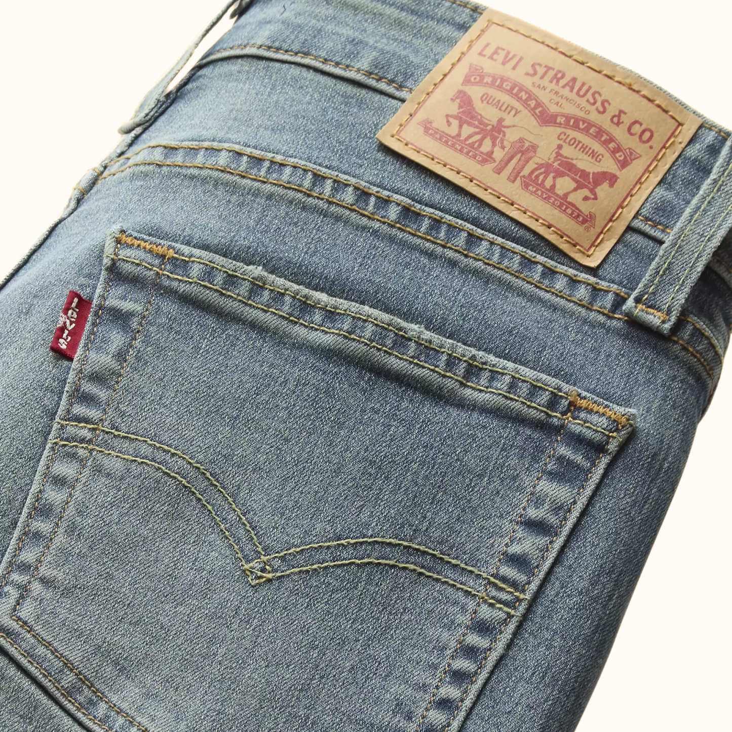 Levi’s 726 High-Rise Flare Women’s Jeans back pocket detail