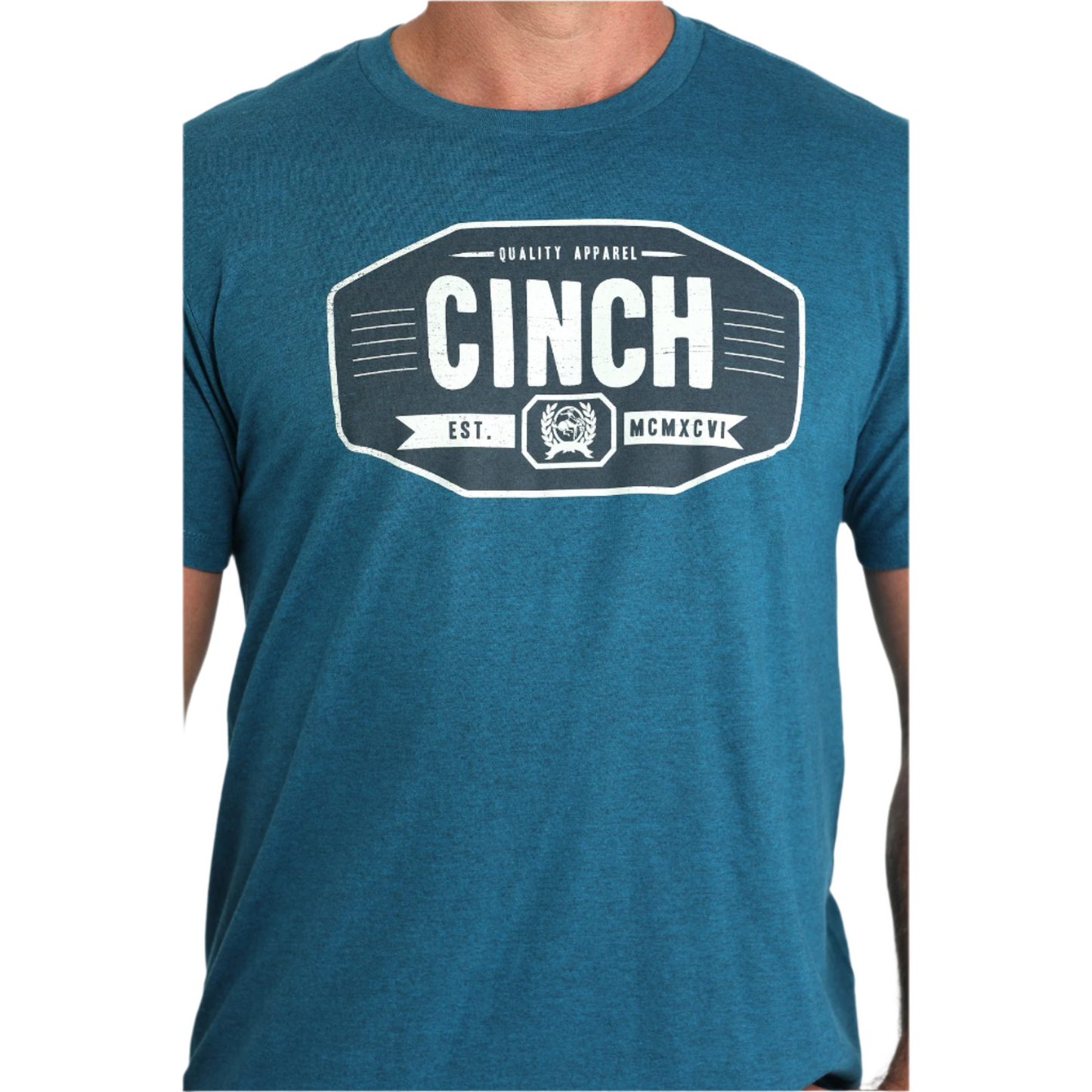 Teal Heather Logo Graphic T-Shirt