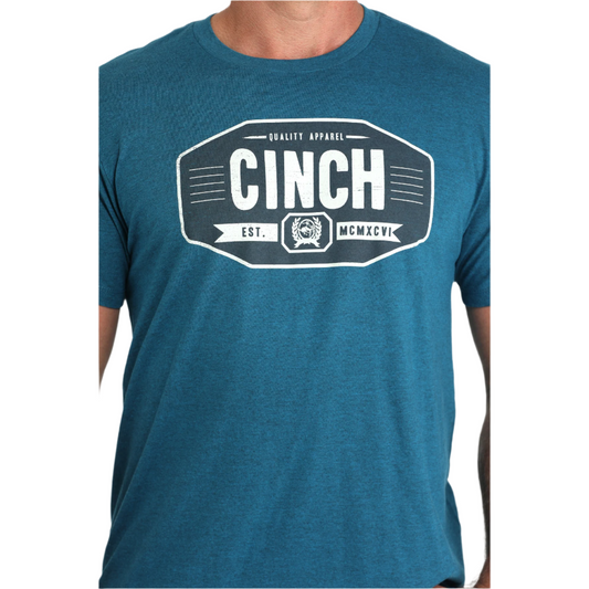 Teal Heather Logo Graphic T-Shirt