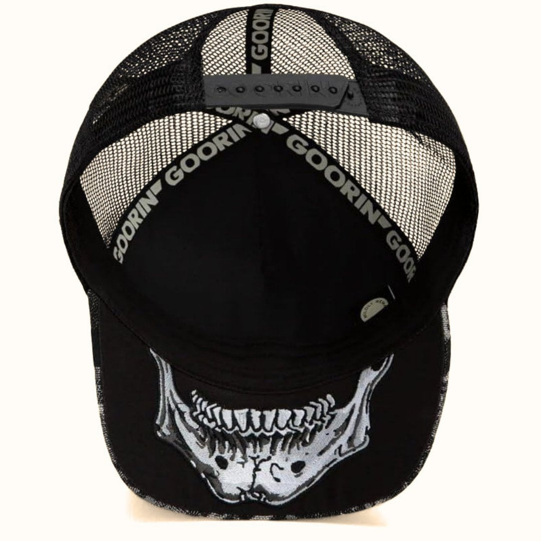 Goorin Bros. Bone Head Unalive trucker hat bottom view