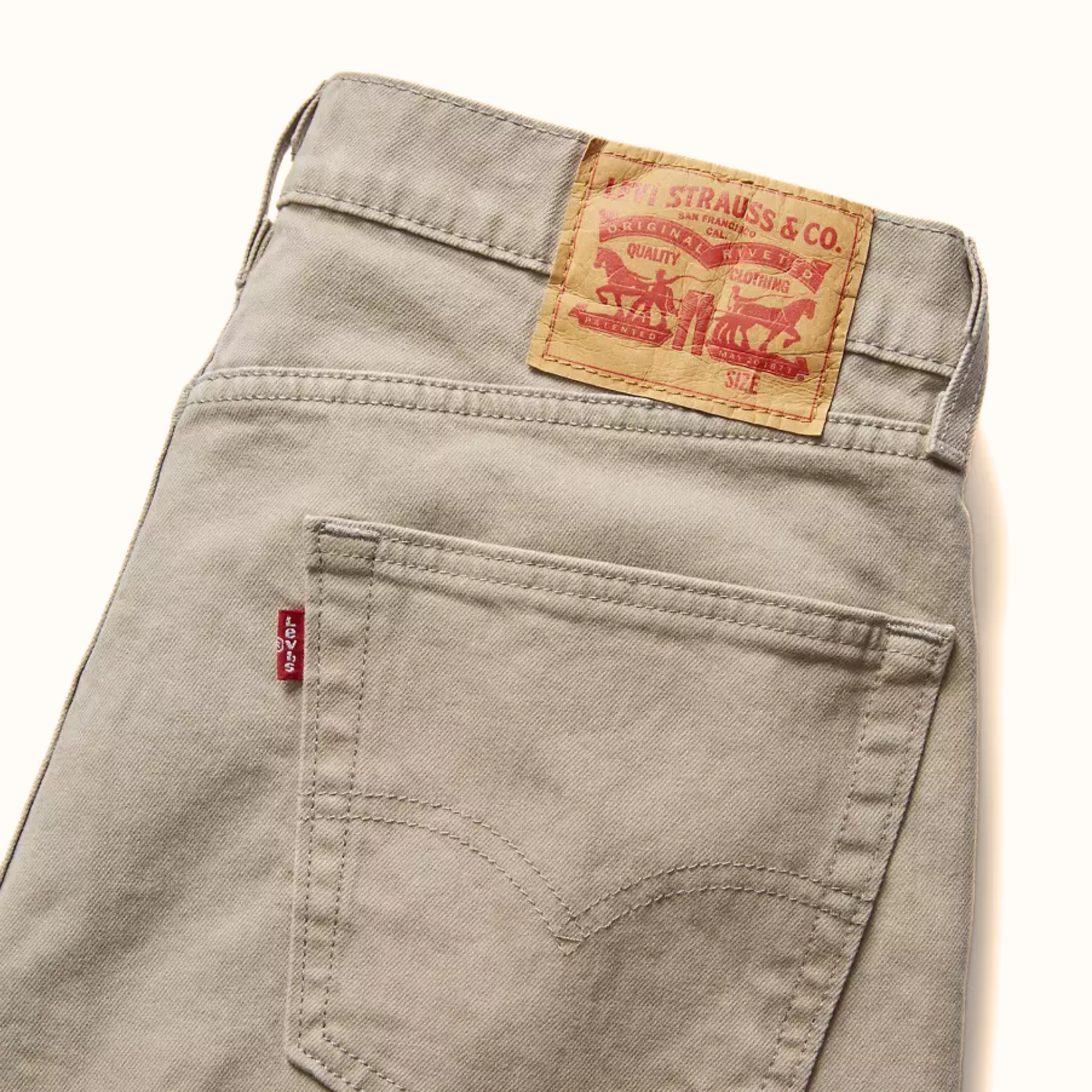 Levi’s 505™ Regular Fit Men’s Jeans back patch detail