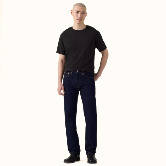 Levi’s 505 Regular Fit Men’s Jeans front view on model