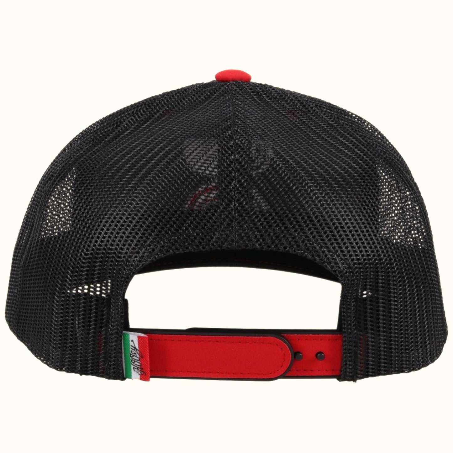 Hooey Boquillas Red Black Trucker Hat back view
