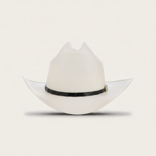 Front view of Cuadra Ivory 100X Handmade Cayman Hat