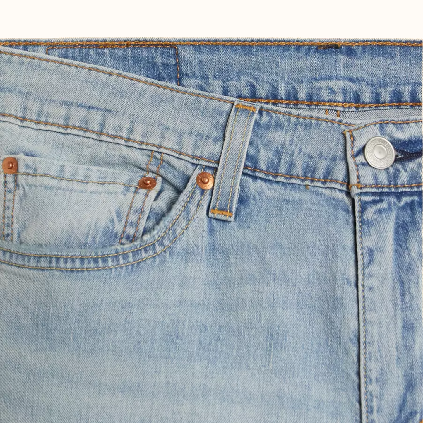 Levi’s 511 Slim Fit men’s jeans back pocket detail