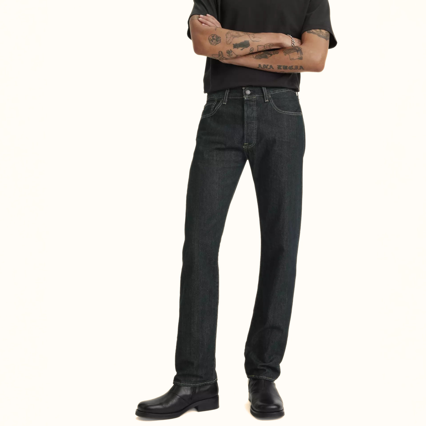 Levi’s 501 Original Fit Men’s Jeans front detail