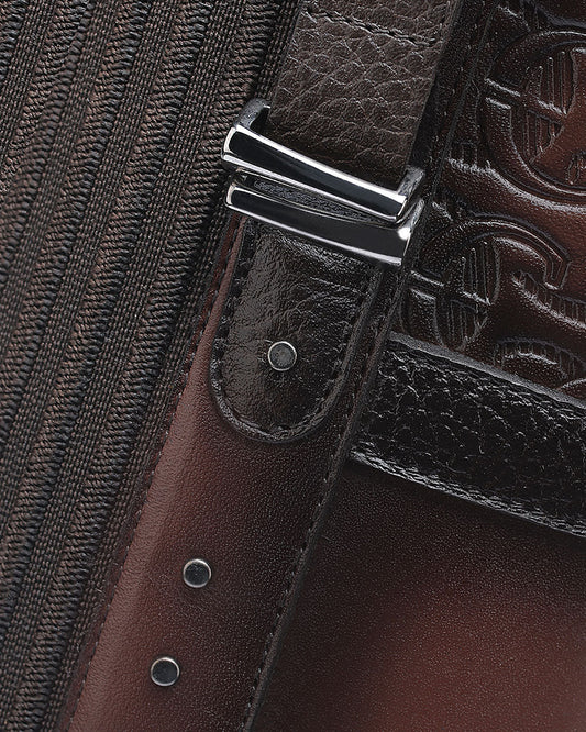 Riding Style Brown Bovine Boot