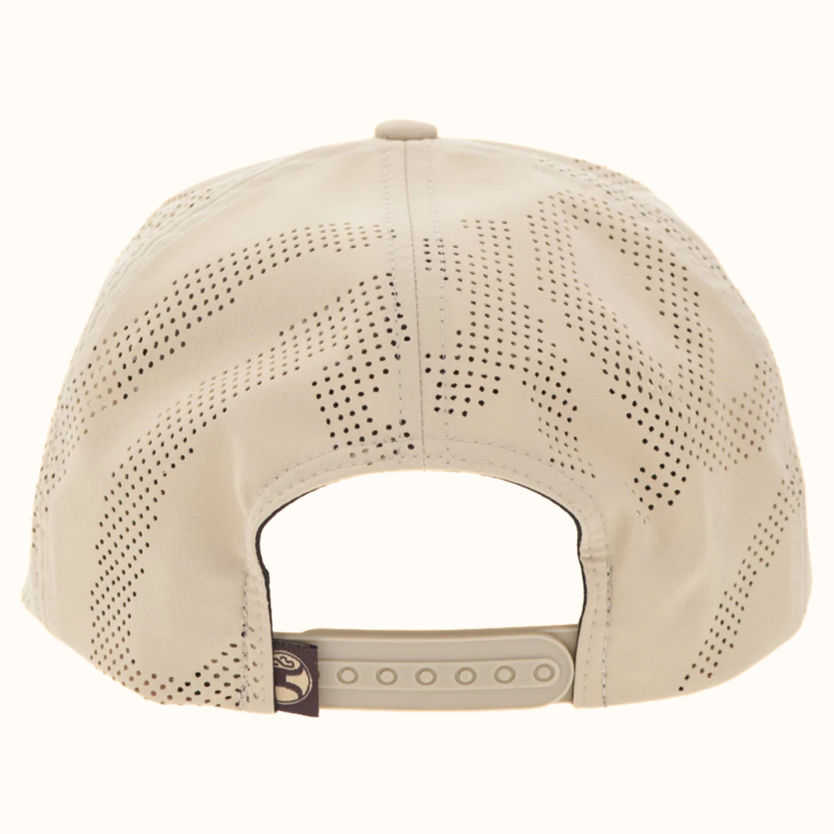 Hooey OG 5-Panel Snapback Hat in tan back view
