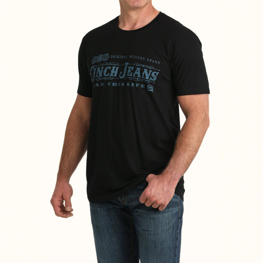 Cinch Western Logo Short Sleeve Tee front view