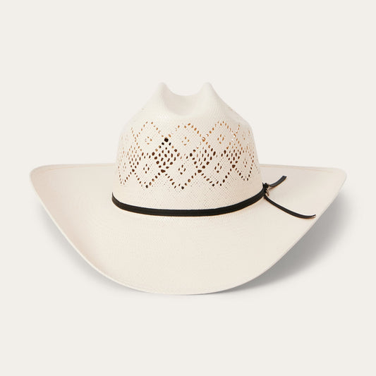 Stetson Brookwood 10X straw cowboy hat front view