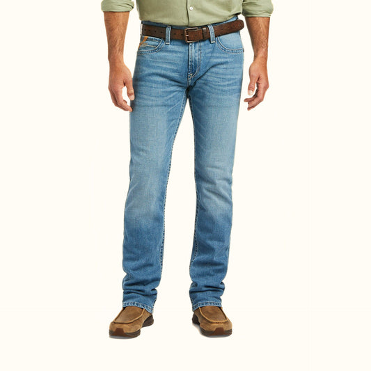 Front lower body view of Ariat M7 Slim Stretch Julian Straight Jean