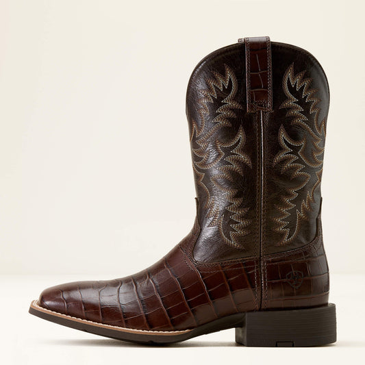 Sport Latigo Wide Square Toe Cowboy Boot