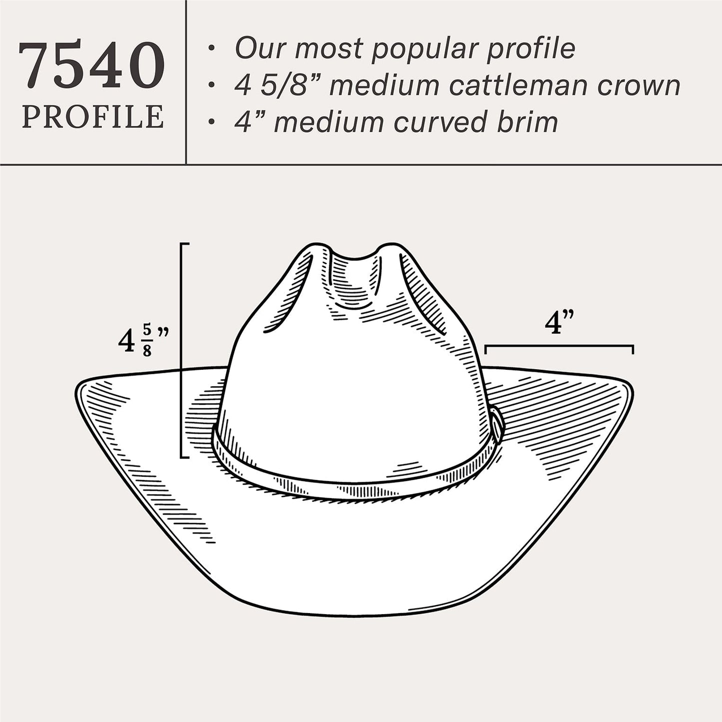 Corral 4X Black Cowboy Hat