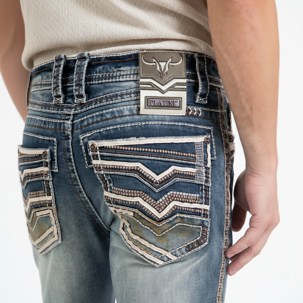 Pantalones vaqueros de corte recto ajustado Holt de color piedra oscuro para hombre
