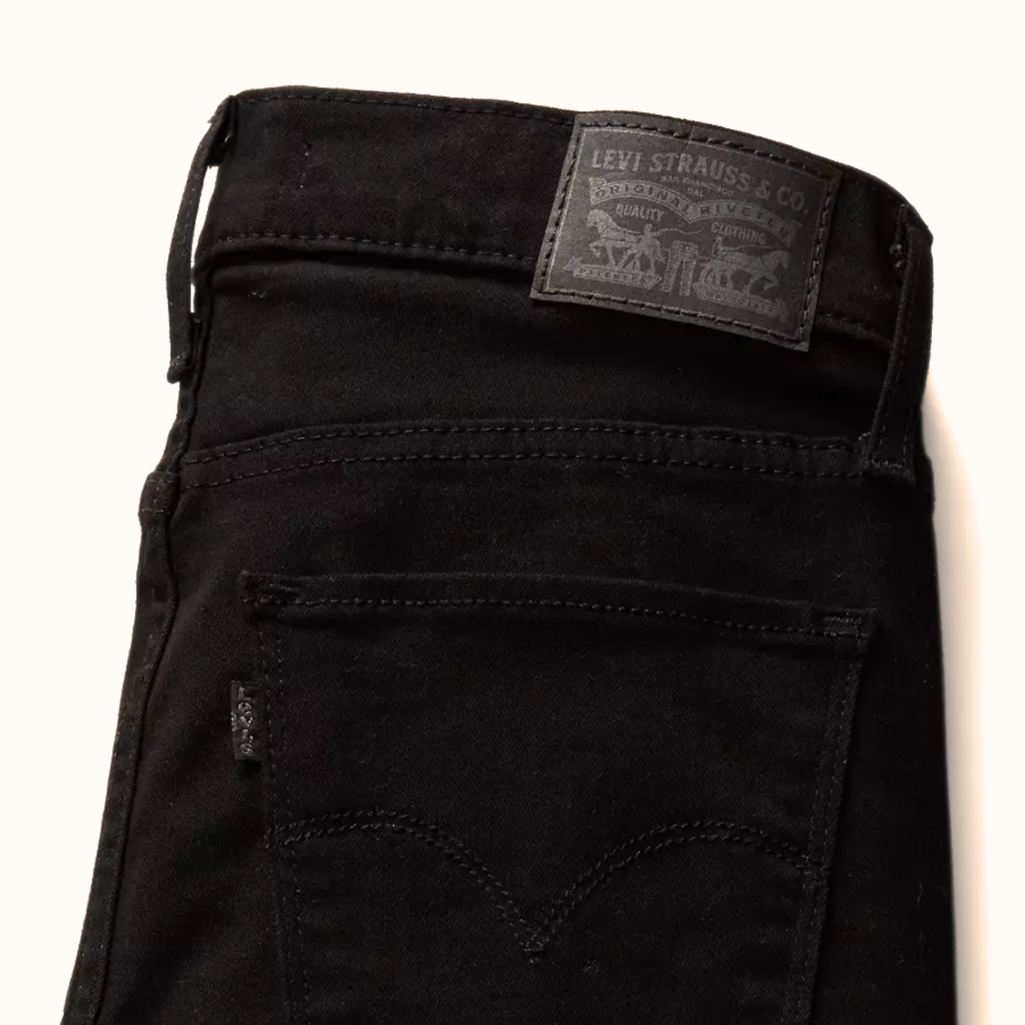 Levi’s 720 High Rise Super Skinny Women’s Jeans folded denim detail