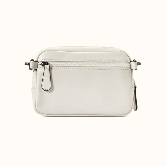 Back view of Ariat Ladies White Casanova Collection Belt Bag in white leather